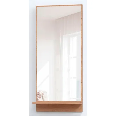 Mirror on the wall of Bright chipboard 400 x 140 x 900 mm